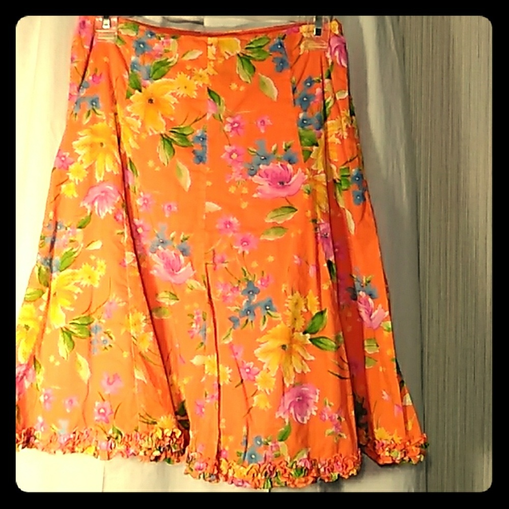 Bright colorful skirt